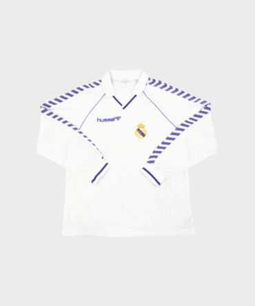 1986-88 Real Madrid Home L/S Shirt (L)