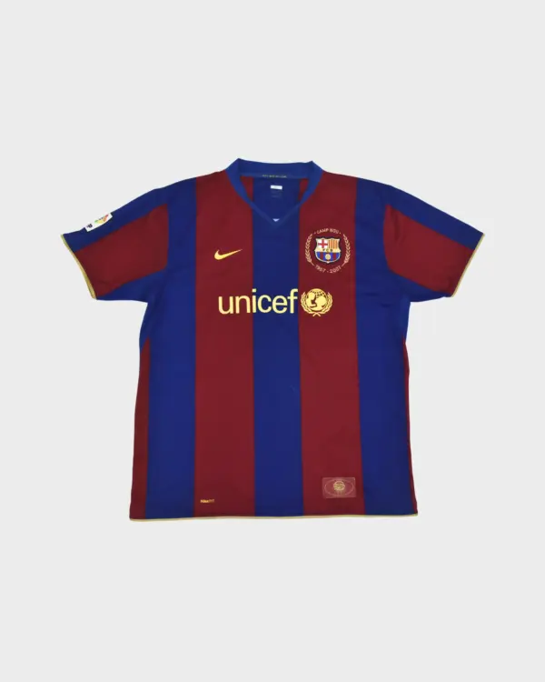 Camisola de jogo do Barcelona 2007-08 (XXL)