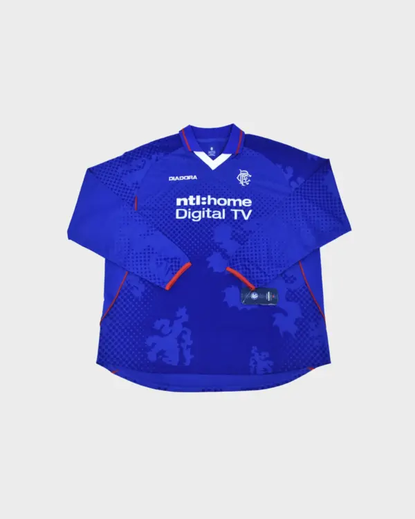 2002-03 Rangers Home L/S Shirt (XXL)