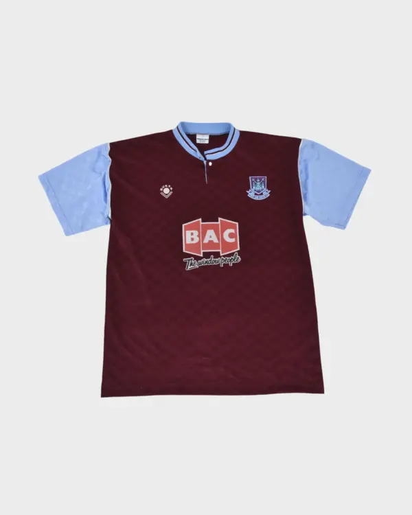 1990-91 West Ham Home Shirt (M)
