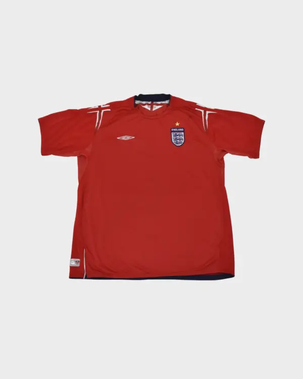 Camisola de Inglaterra fora 2004-06 (L)