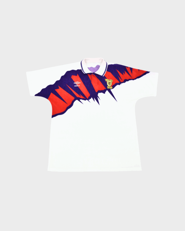 1991-93 camisola de fora da Escócia (XL)