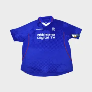 Camisola do Rangers 2002-03 para casa (XL)