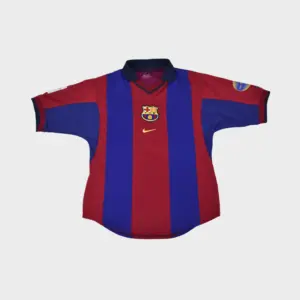 Camisola Barcelona 2000-01 casa (s)