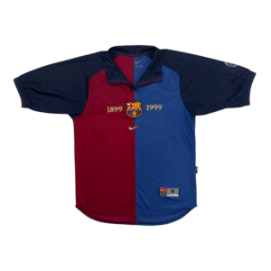 Camiseta Centenario del Barcelona 1999-00 (S)