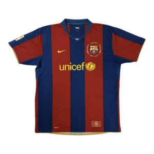 Camiseta del Barcelona de la temporada 2007-08 (XXL)