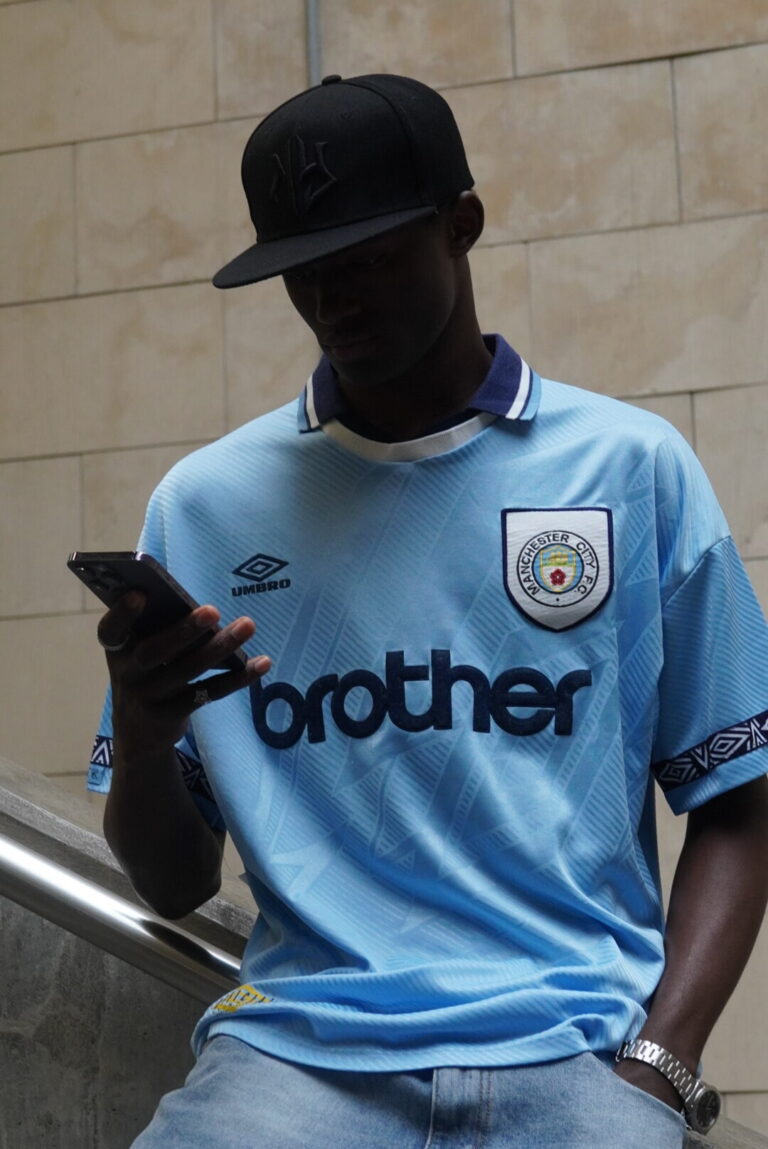 Vintage football shirts are part of street style.