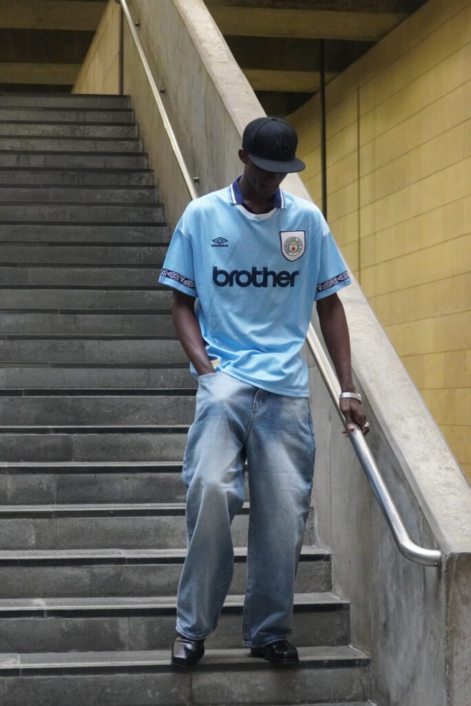 Vintage football shirts are part of streetwear.