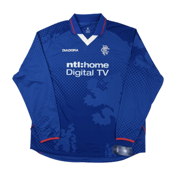 2002-03 Rangers Home L/S Shirt (XXL)