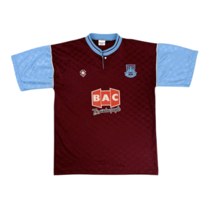 1990-91 West Ham Home Shirt (M)