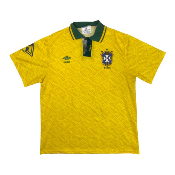 1991-93 Brazil Home Shirt (L)