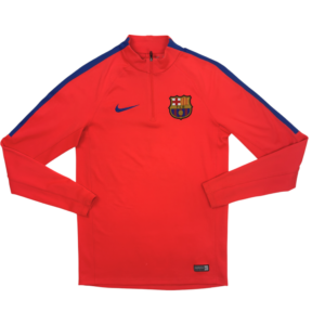 2016-2017 Barcelona Nike 1/4 Zip TrainingTop (S)