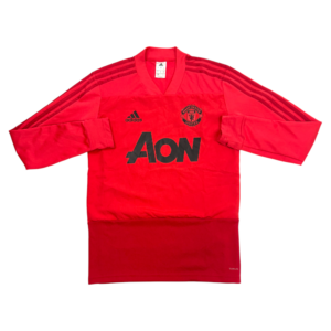 2018-2019 Manchester United Adidas Drill Top (S)