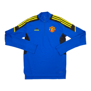 2021-2022 Manchester United Adidas 1/4 Zip Drill Top (S)