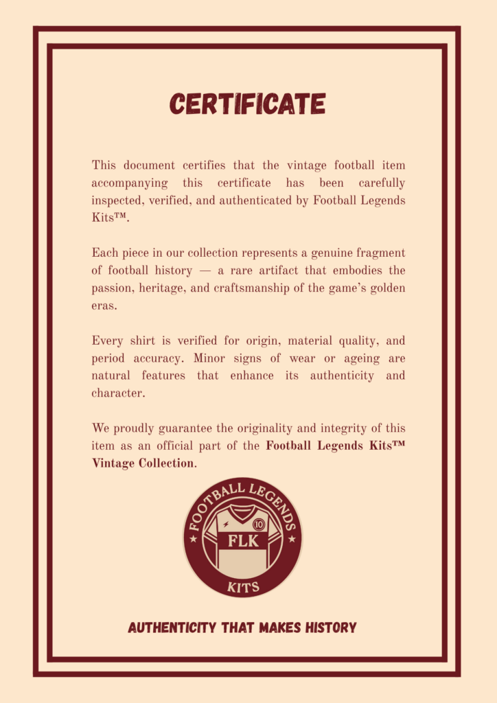 Certificate of Authenticity (COA)