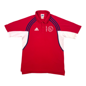 2000-2001 Vintage Ajax Adidas Polo Jersey (M)