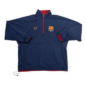 2000-2002 Vintage Barcelona Nike Reversible 1/4 Zip Drill Top (XL)
