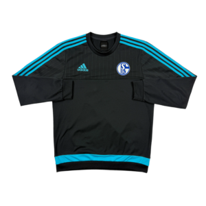 2015-2016 Schalke Adidas 1/4 Zip Training Top (S)