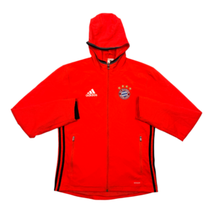 2016-2017 Bayern Munich Adidas Hooded Track Jacket (S)