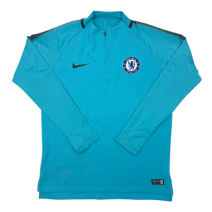 2017-2018 Chelsea Nike 1/4 Zip Sweat Top (M)