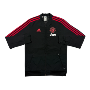 2018-2019 Manchester United Adidas Hooded Rain Jacket (S)