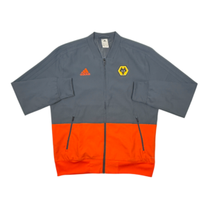 2018-2019 Wolves Adidas Track Jacket (L)