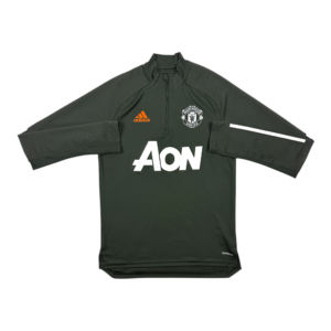 2020-2021 Manchester United Adidas 1/4 Zip Drill Top (S)