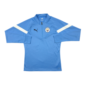 2022-2023 Manchester City Puma 1/4 Zip Drill Top (M)