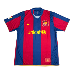 2007-2008 Barcelona Home Jersey (XL)