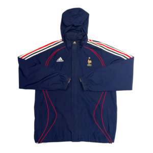 2007-2008 France Adidas Hooded Rain Jacket (L)