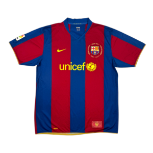 2007-2008 Vintage Barcelona Home Jersey (XL)