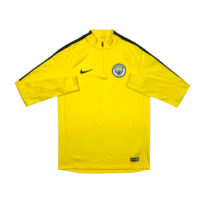 2017-2018 Manchester City Nike 1/4 Zip Drill Top (M)
