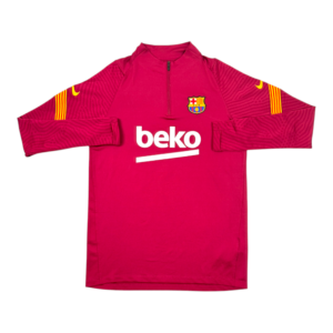 2020-2021 Barcelona Nike Vaporknit 1/4 Zip Training Top (M)