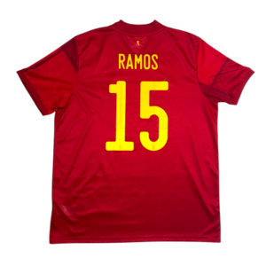 2020-2021 Spain Home Jersey Ramos #15 (XL)