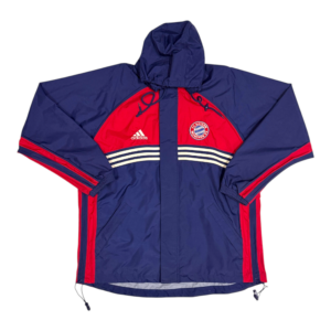 1998-2000 Vintage Bayern Munich Adidas Hooded Rain Jacket (L)