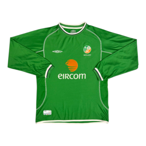 2002-2003 Vintage Ireland Home L/S Jersey (L)