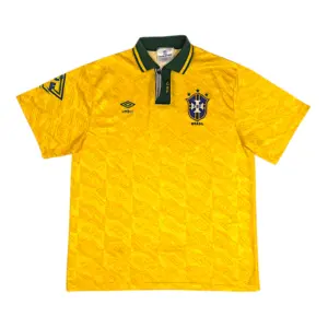 1991-1993 Vintage Brazil Home Jersey (XL)