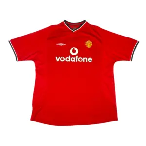 2000-2002 Vintage Manchester United Home Jersey (XXL)
