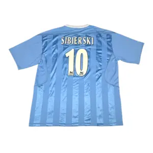 2003-2004 Vintage Manchester City Home Jersey #10 Sibierski (XL)