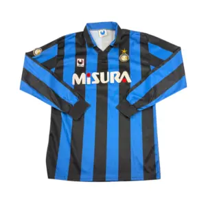 1990-1991 Vintage Inter Milan Home L/S Jersey (L)