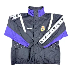 1997-1998 Vintage Real Madrid Kelme Hooded Rain Jacket (L)