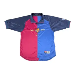 1999-2000 Vintage Barcelona Centenary Home Jersey (M)