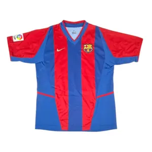 2002-2003 Vintage Barcelona Home Jersey (XL - Kids)