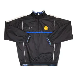 2002-2003 Vintage Manchester United Nike Reversible 1/4 Zip Drill Top (XL)