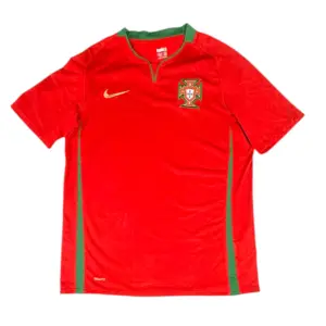 2008-2010 Portugal Home Jersey (M)
